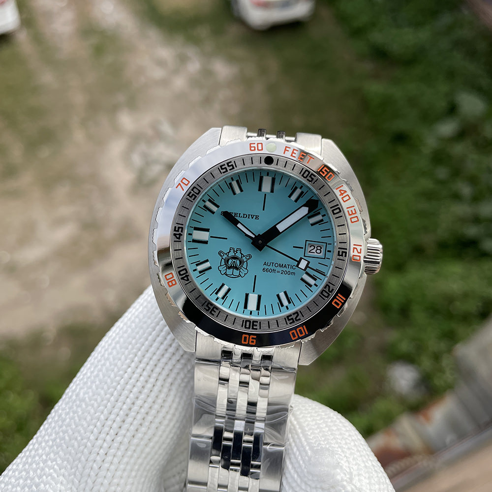 Steeldive SD1967 Sub-300T Men's 43MM 200M Waterproof Dive Watch
