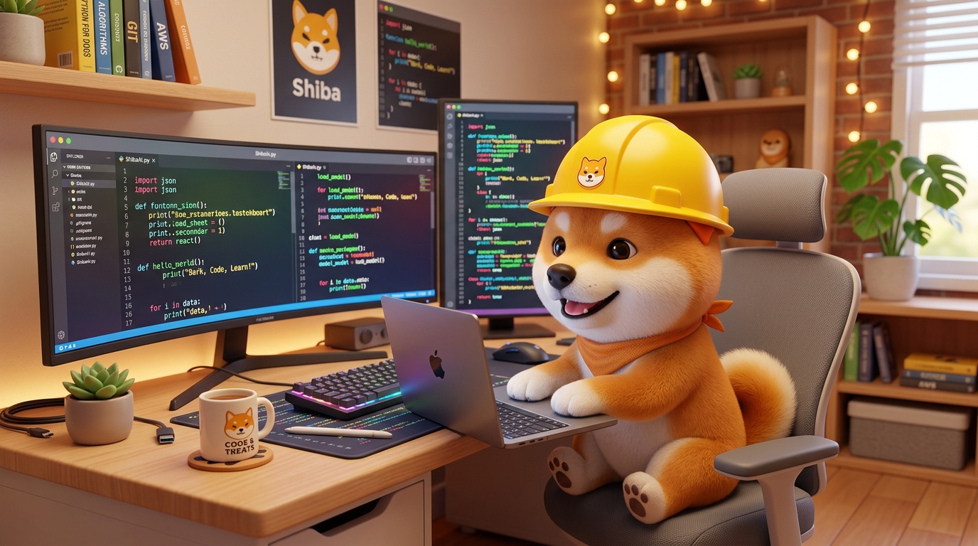 生成效果示例:写代码的柴犬程序员