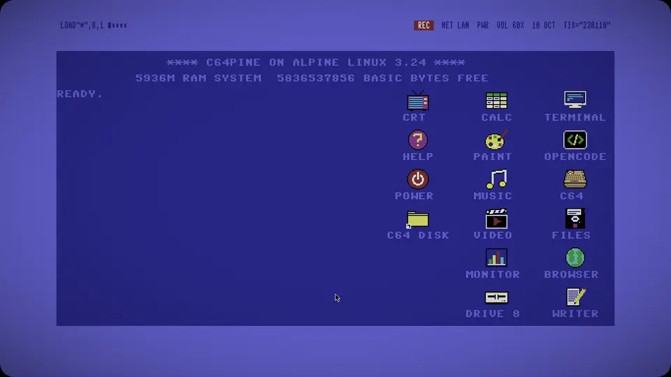 The icon editor: the floppy gets a green label
