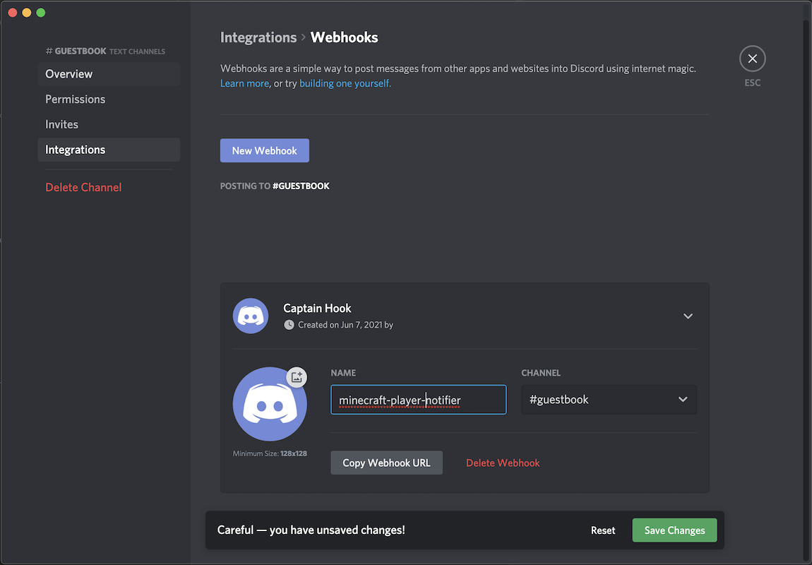 Simple Discord Webhook Leave/Join Notification Source - Mods - Minecraft