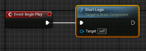 Start Logic in Begin Play