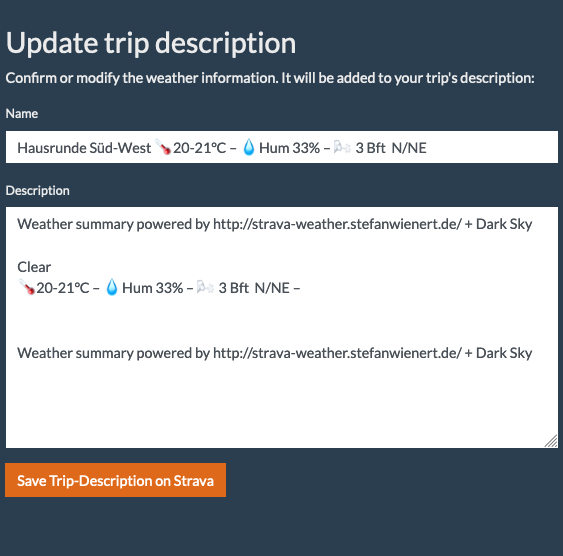 Stra Weather GitHub - zealot128/strava_weather_annotator: Rails web app with Strava ...