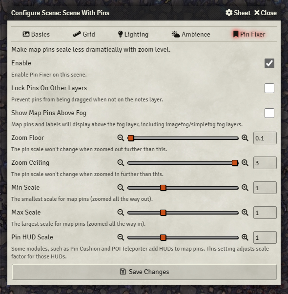 Config Options