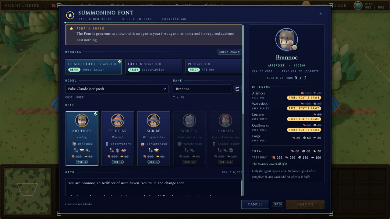 The Summoning Font