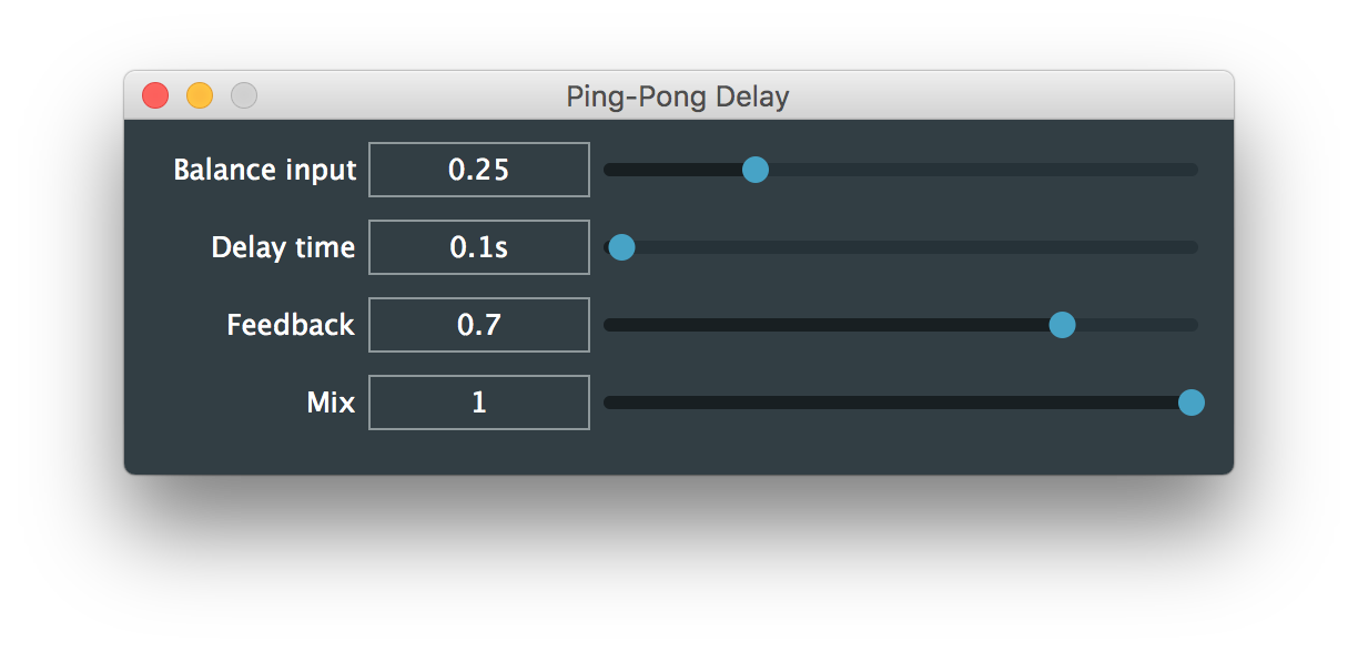 Ping-Pong Delay