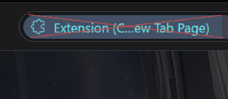 Hide Extension Name