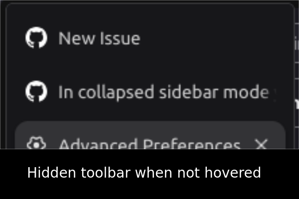 Hide Toolbar