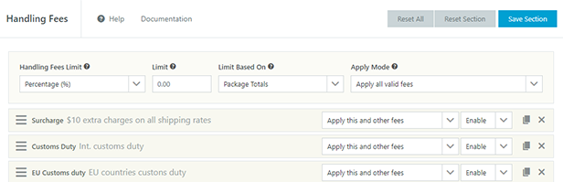 WooCommerce Table Rate Shipping