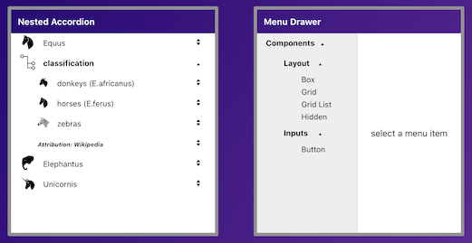 DEMO MENU DRAWER