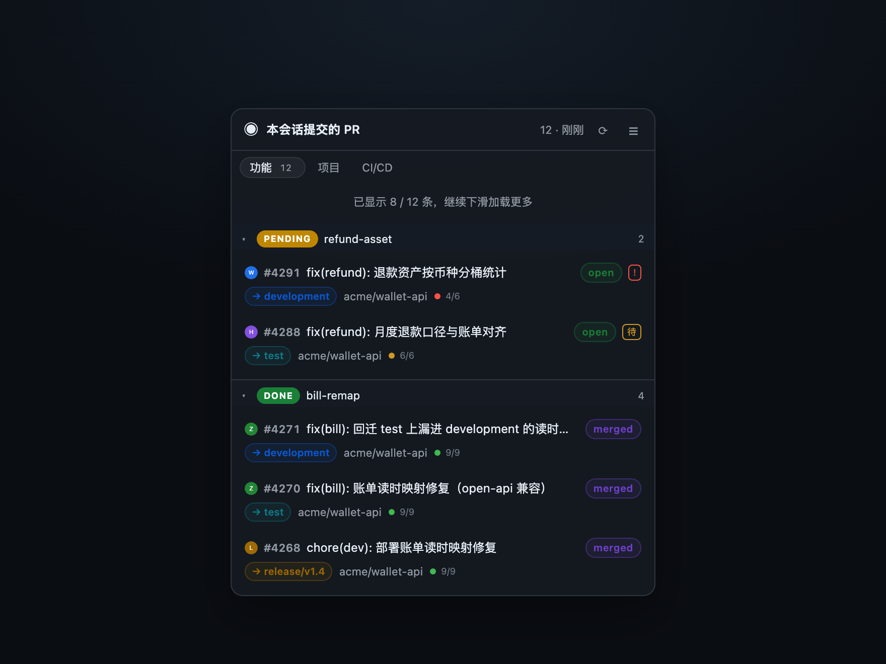 功能视图