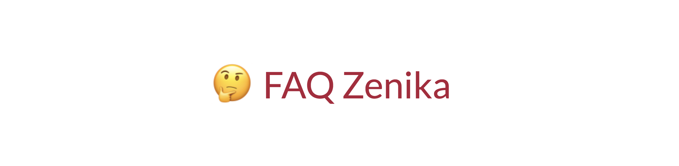 FAQ Zenika