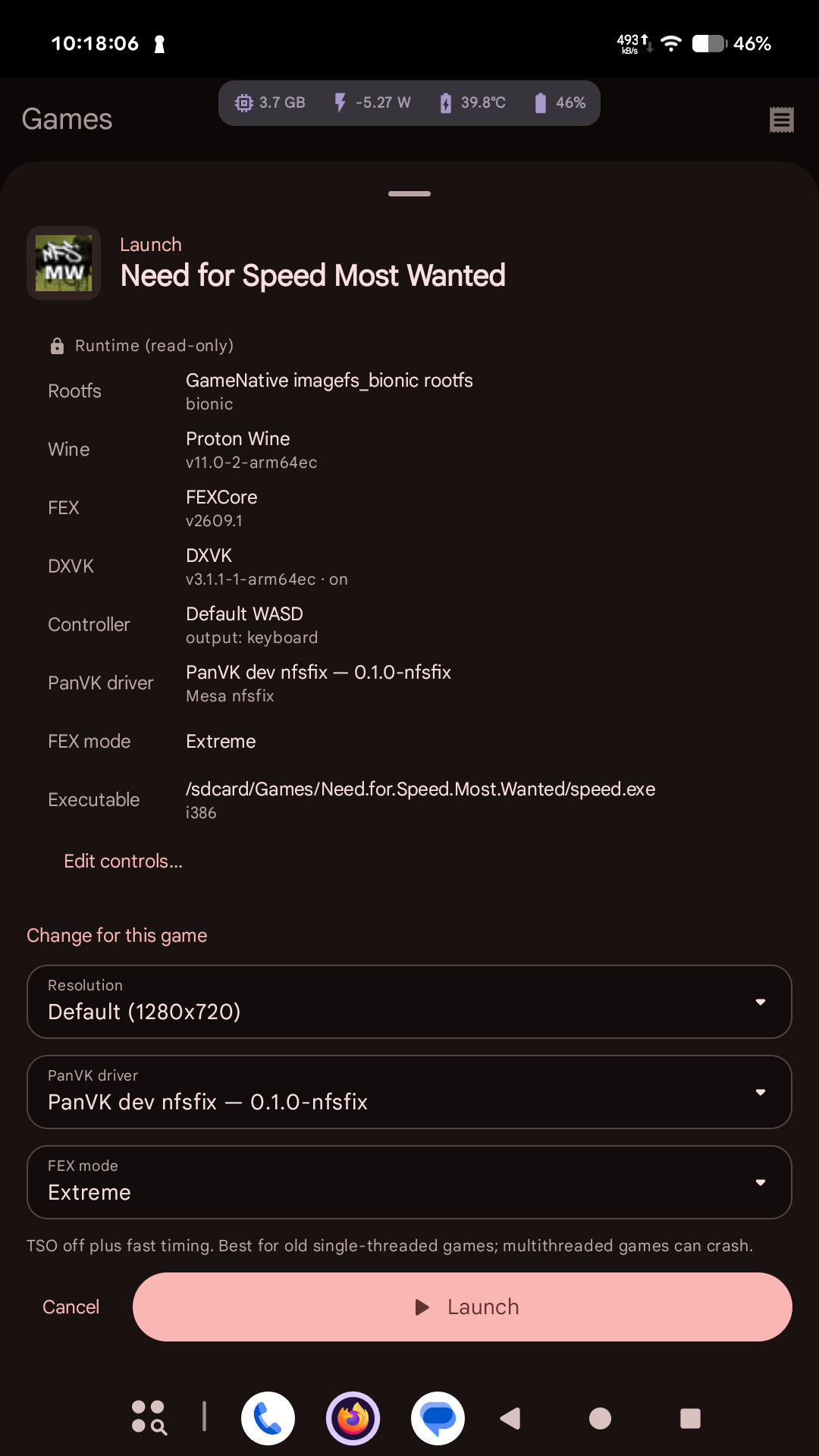 FEX picker card