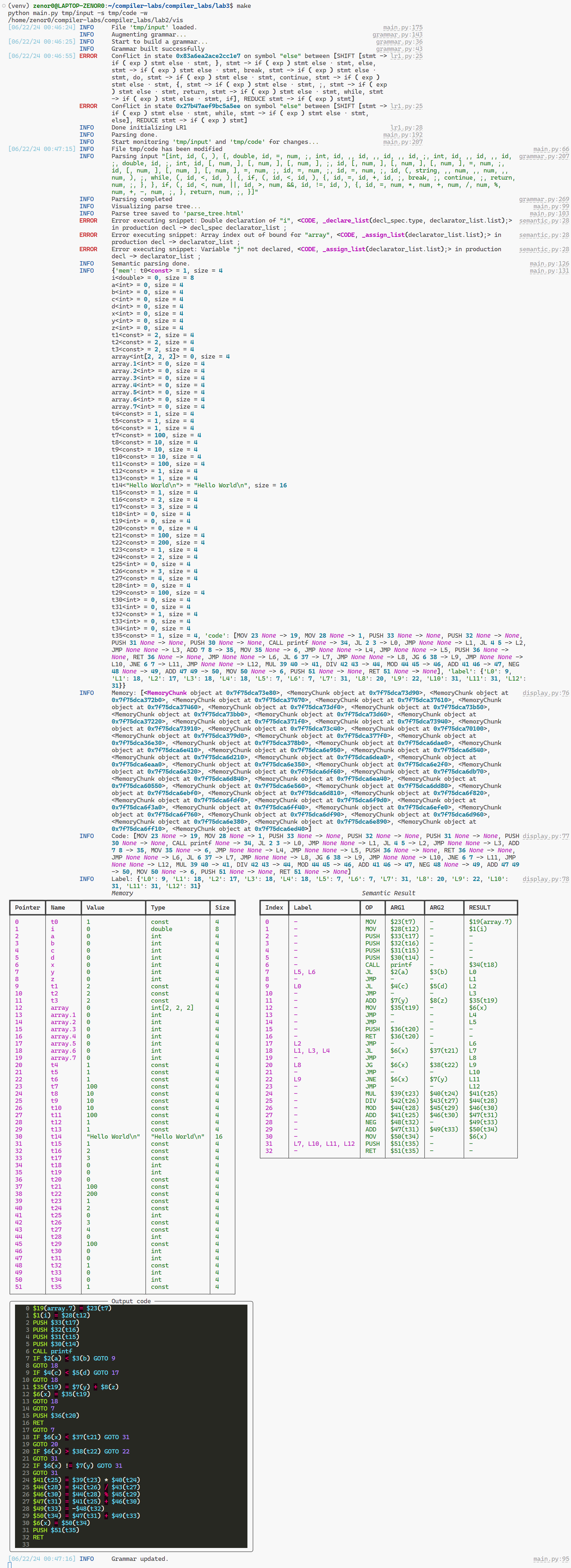 Semantic Analysis