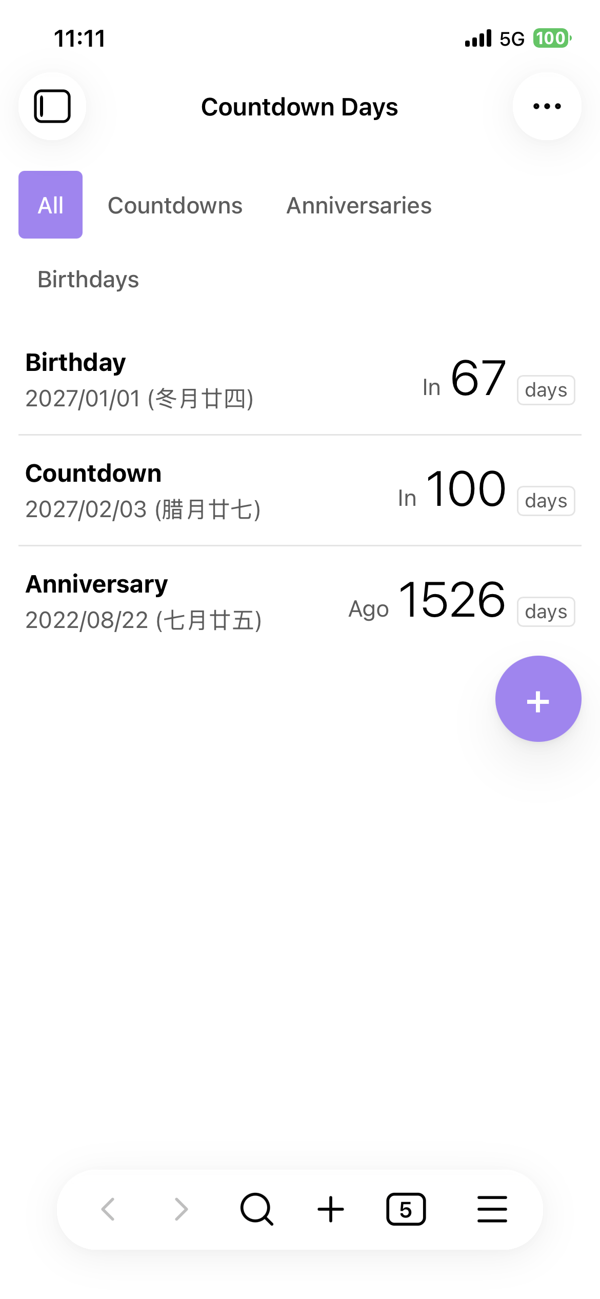 Countdown Day - Obsidian Plugin