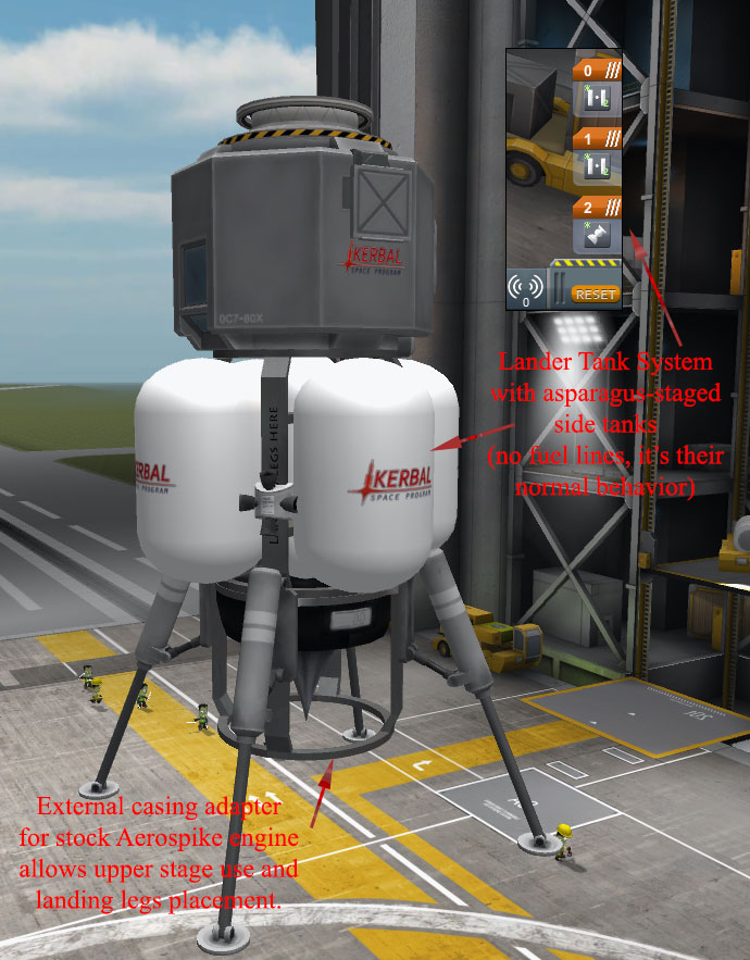 Lander Tank System and Aerospike Adapter