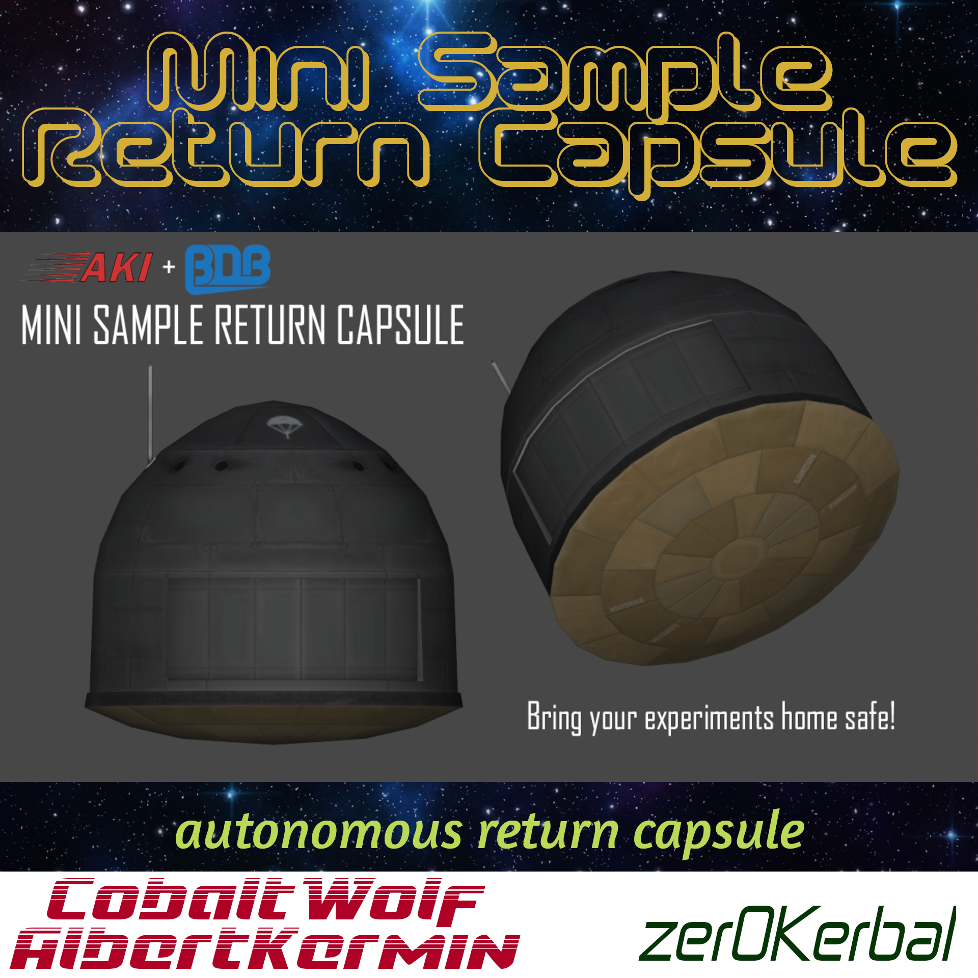 Mini Sample Return Capsule Hero