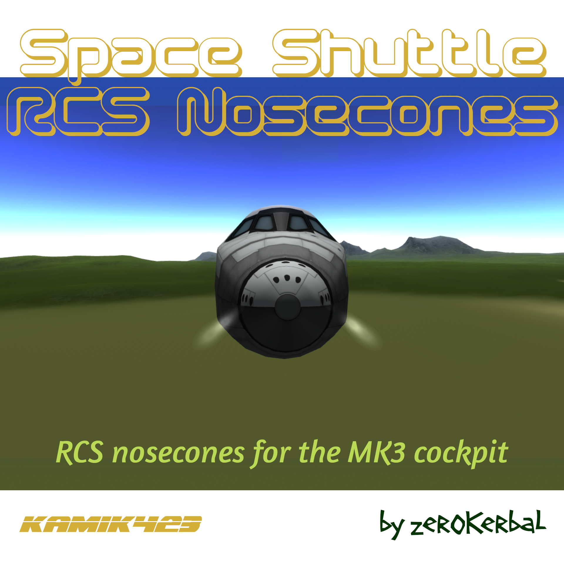 Space Shuttle RCS Nosecones Hero