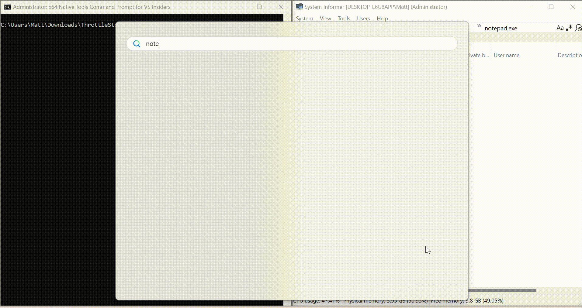 Hide DKOM demo