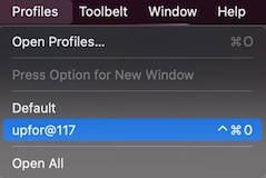 iTerm2 Profiles 使用及快捷键