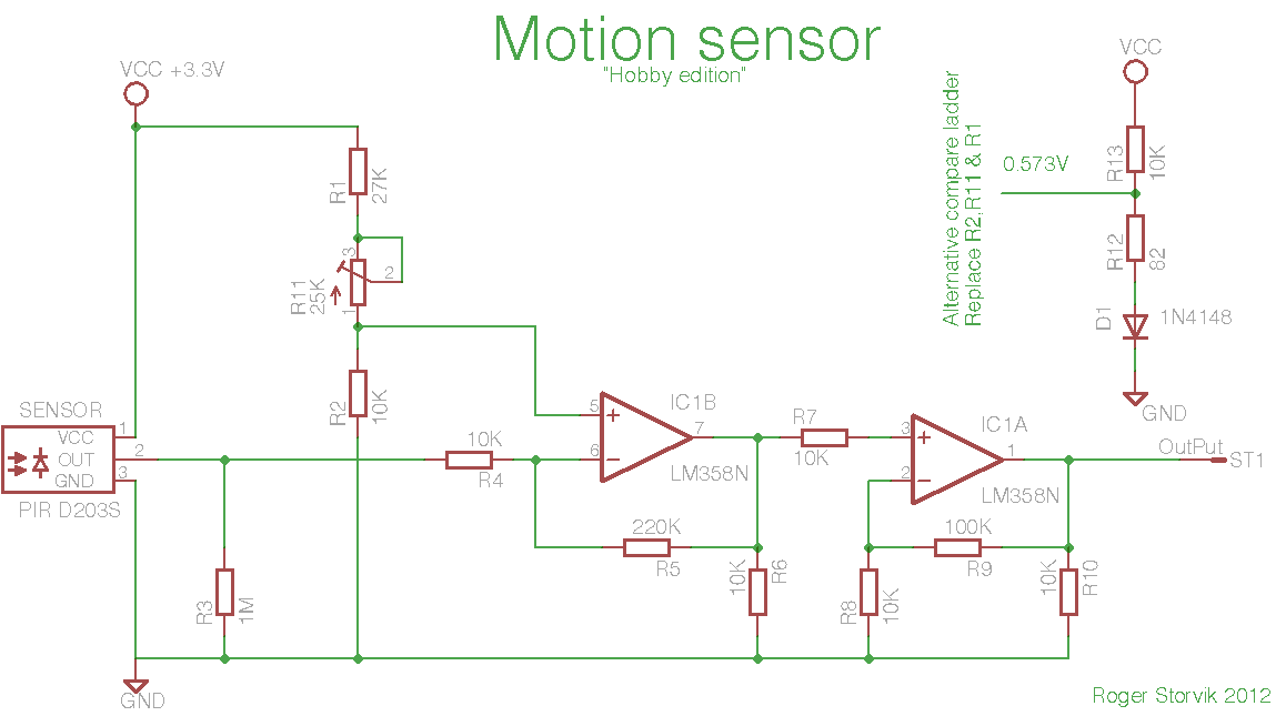 GitHub - zerblatt007/PIRMotionDetector: PIR D203S sensor ...