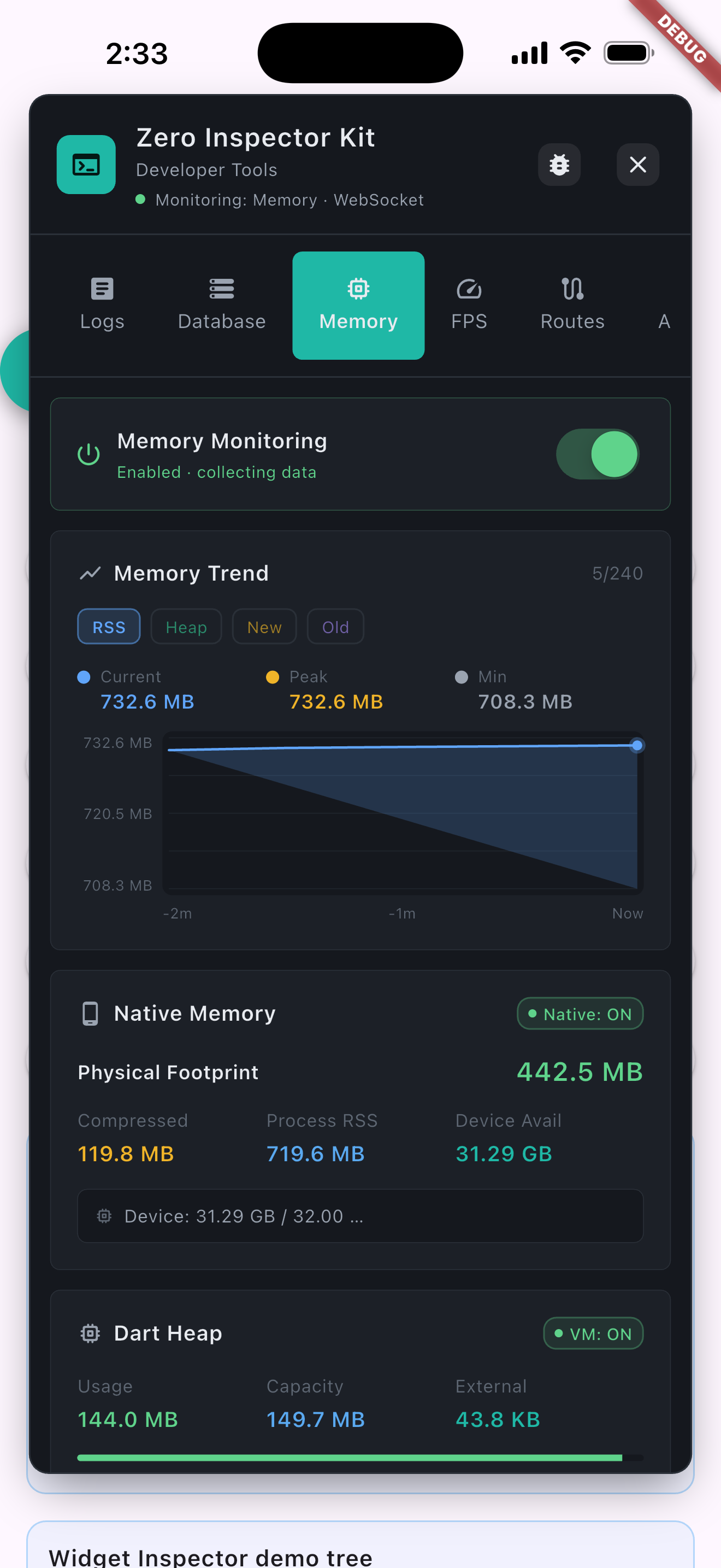 Memory Monitor