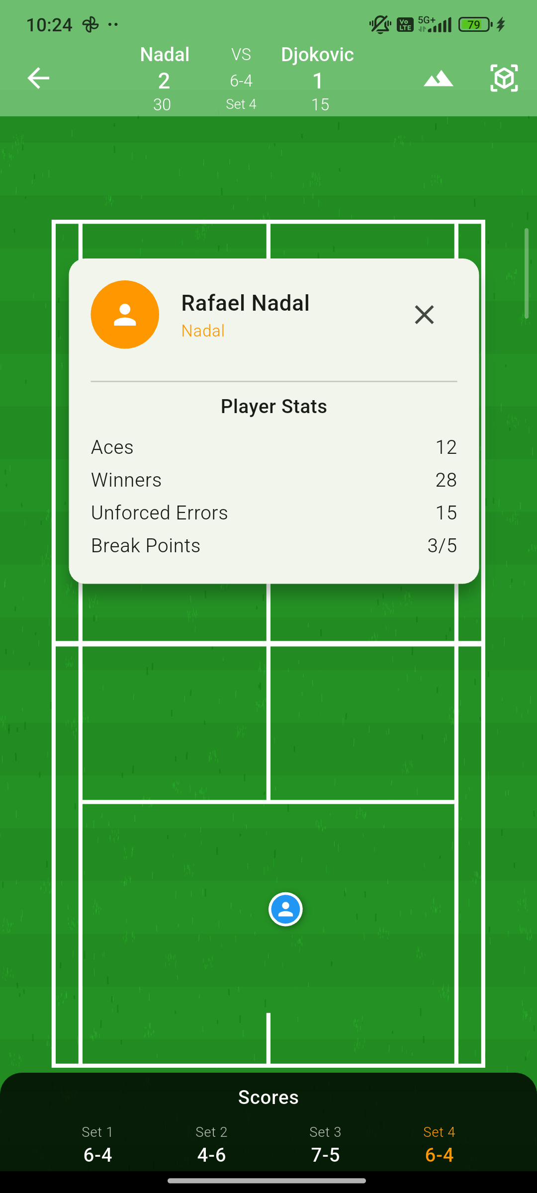 Tennis Court Portrait