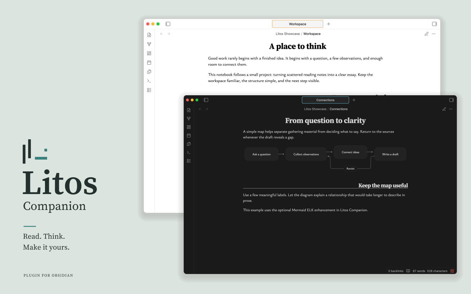 Litos Companion — Read. Think. Make it yours.