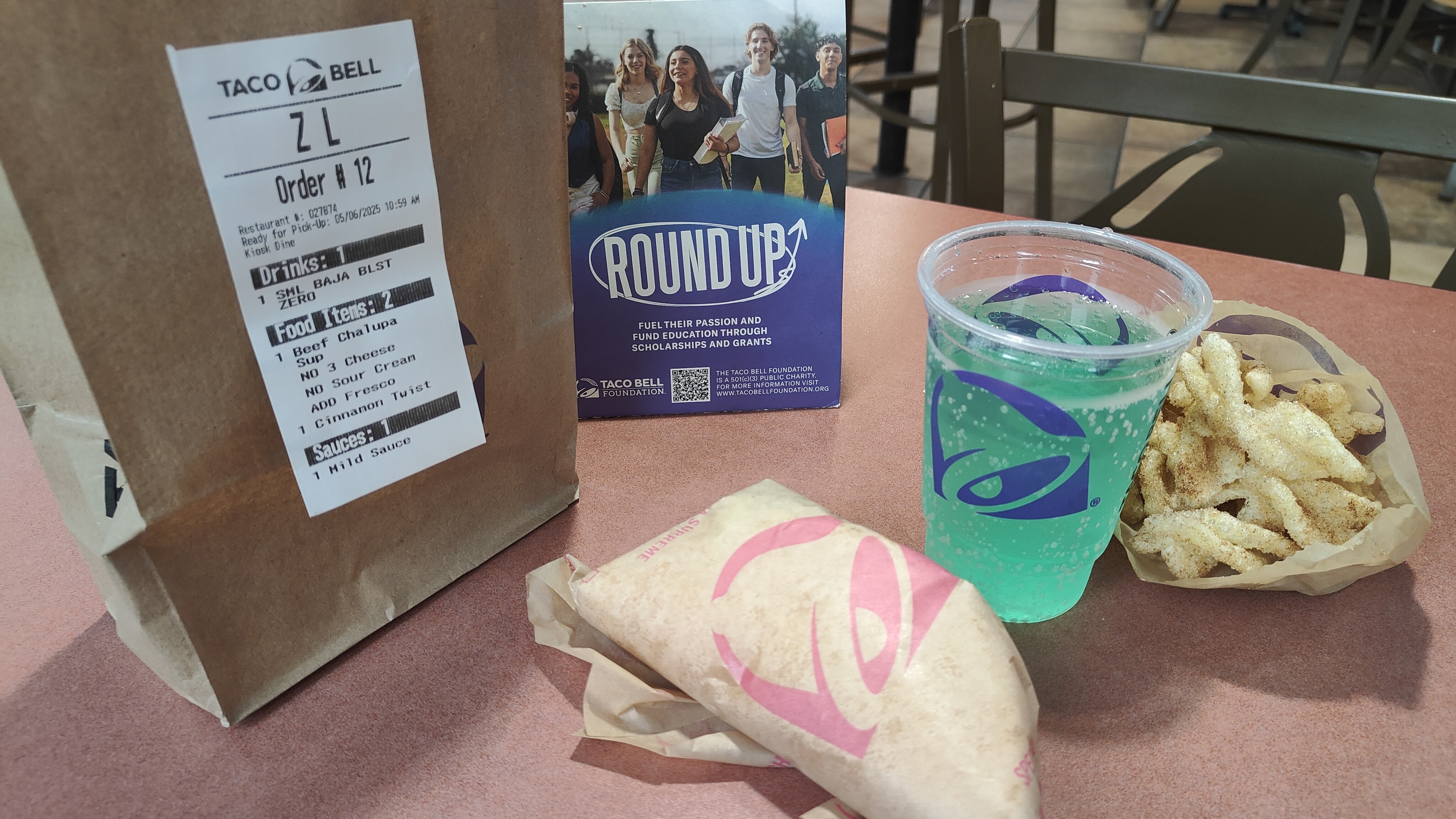 Taco Bell 的一餐