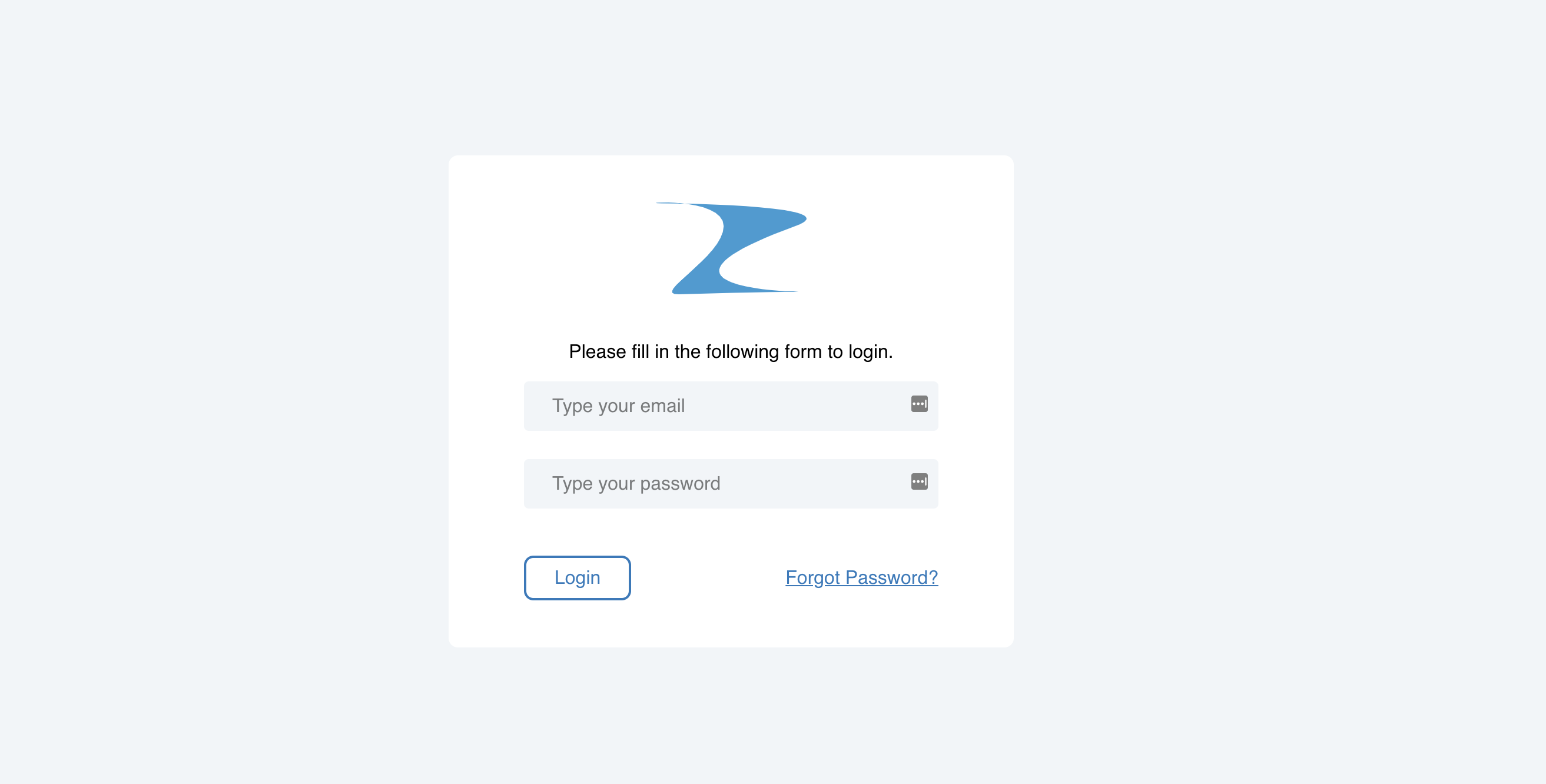 login page