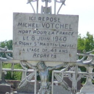 Tombe de Michel Votchel, Rigny-Saint-Martin
