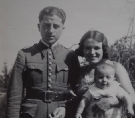 André, Madeleine et Vincent Jabouille,  permission avril 1940