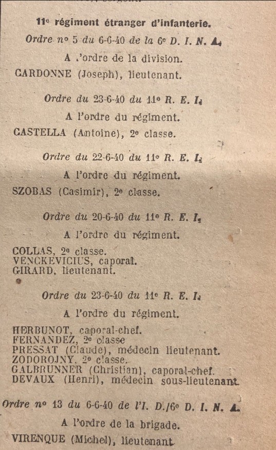 Extrait du Journal Officiel