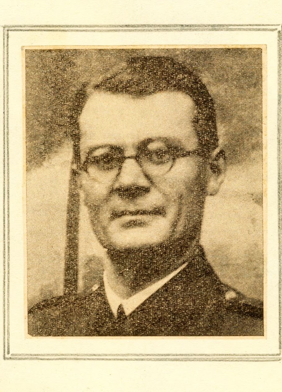 Portrait imprimé d'Henri Lamor en uniforme, publié dans une revue
