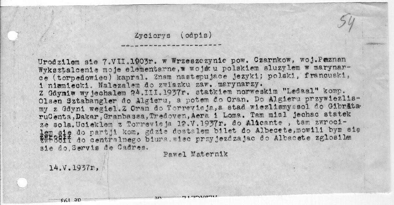 Document Pavel Maternick