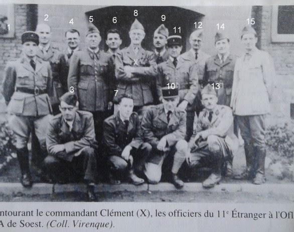 Officiers identifiés