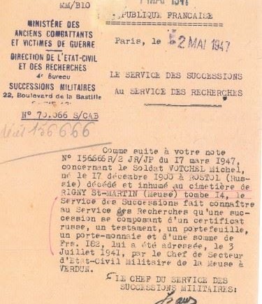 Document Michel Votchel