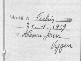 Tombe d'Henri Vygen, cimetière de Seclin