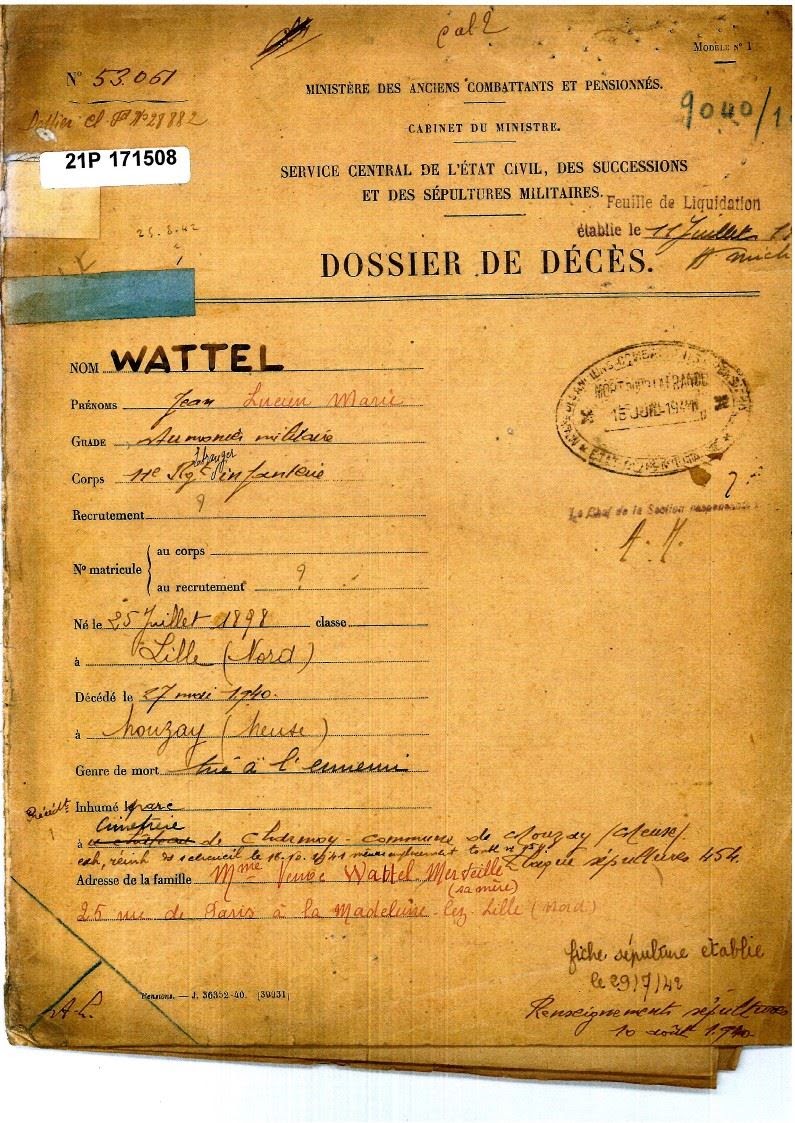Article AALEME sur Jean Wattel