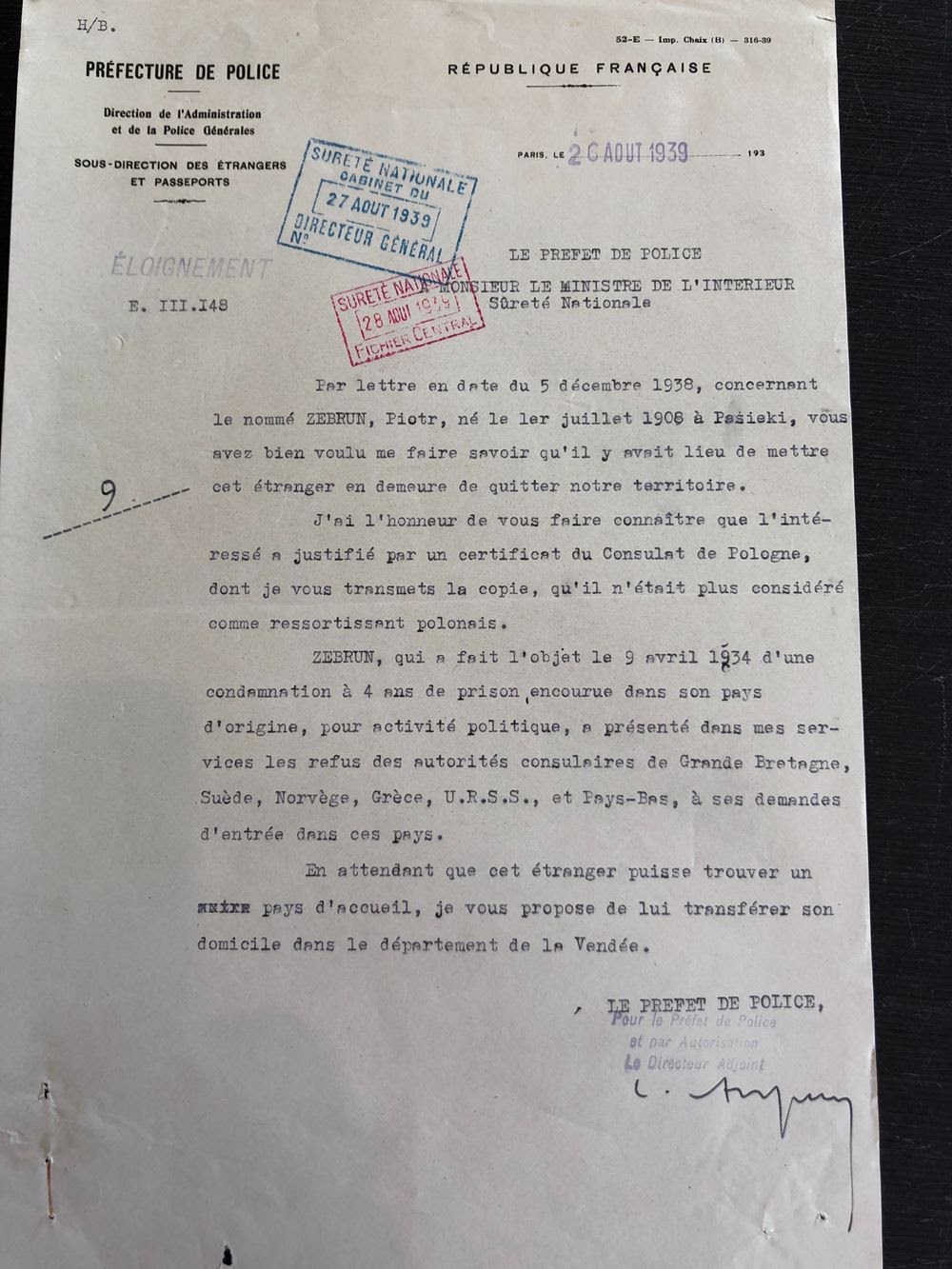 Document Piotr Zebrun