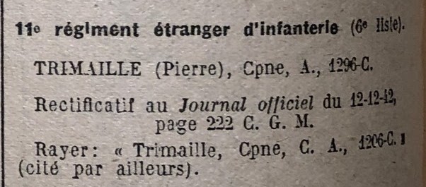 Extrait du Journal Officiel