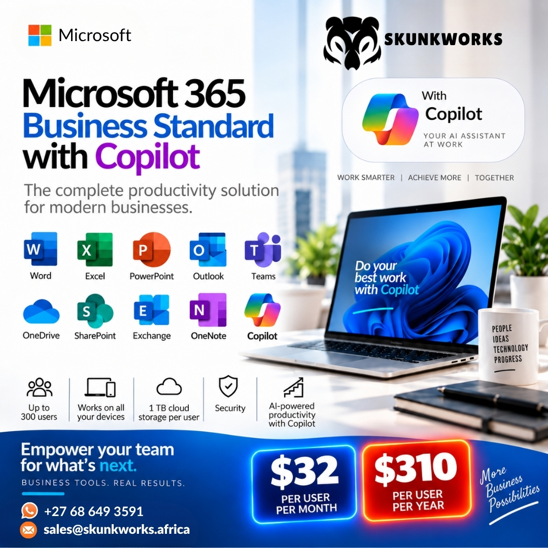 Microsoft 365 Business Standard with Copilot