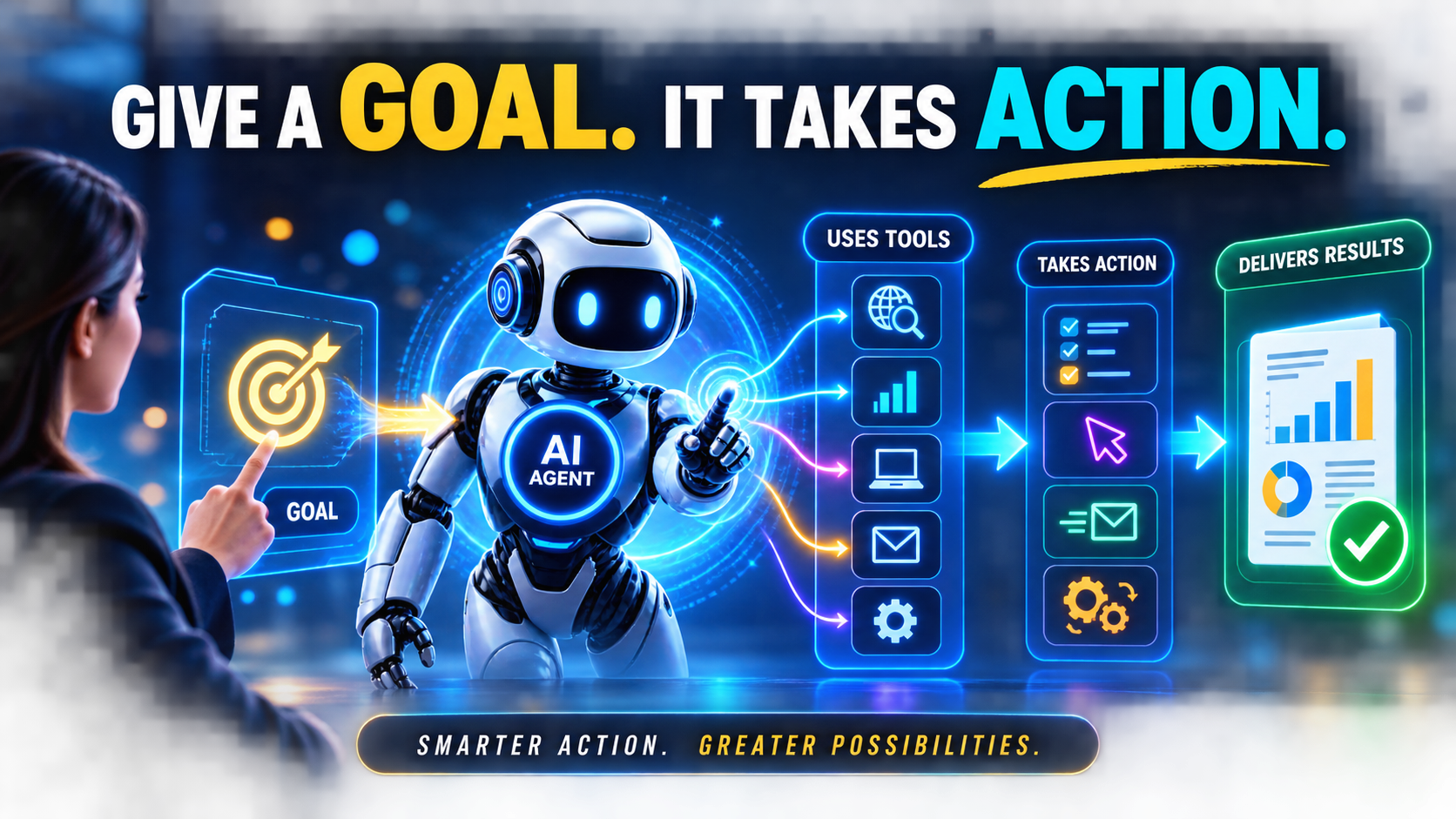More Than Answers. AI Agents Take Action.