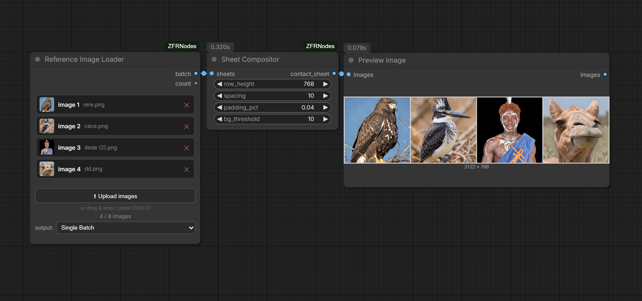 Sheet Compositor result