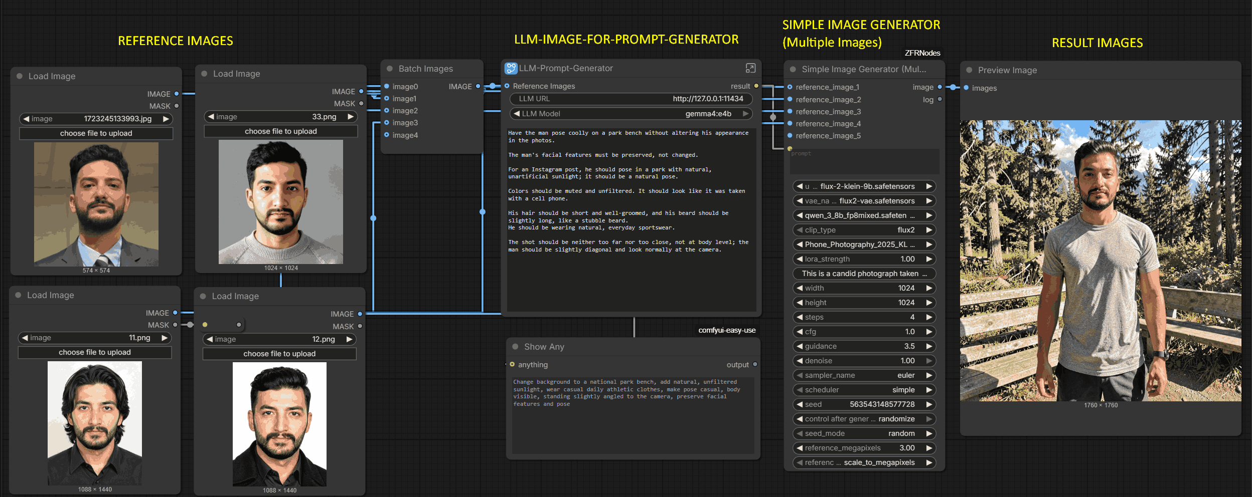 Multiple reference example 1