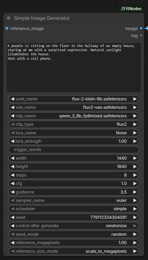 Simple Image Generator node