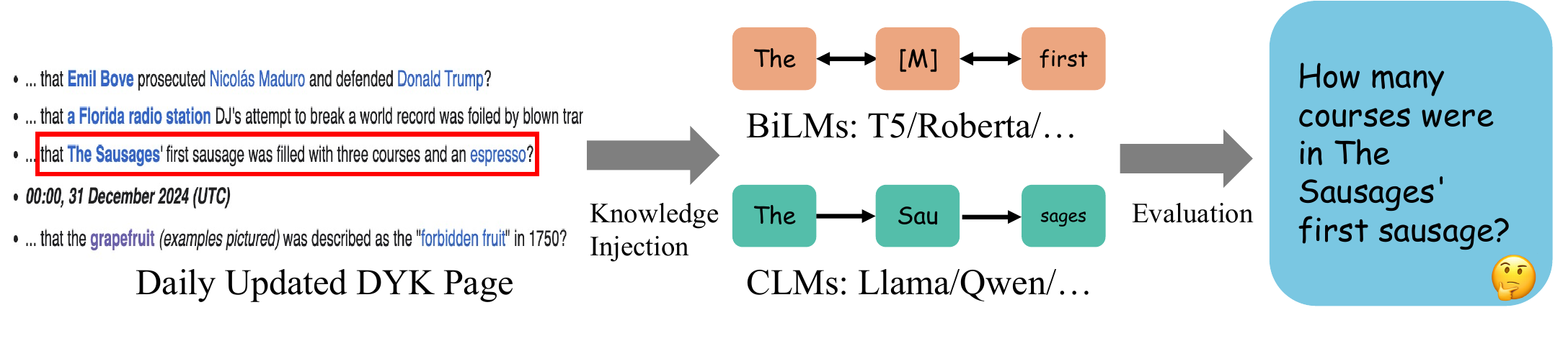 WikiDYK evaluation workflow