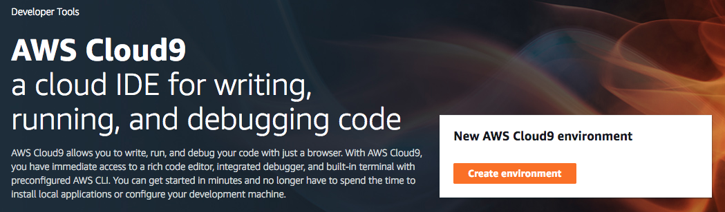Cloud9 Create Environment