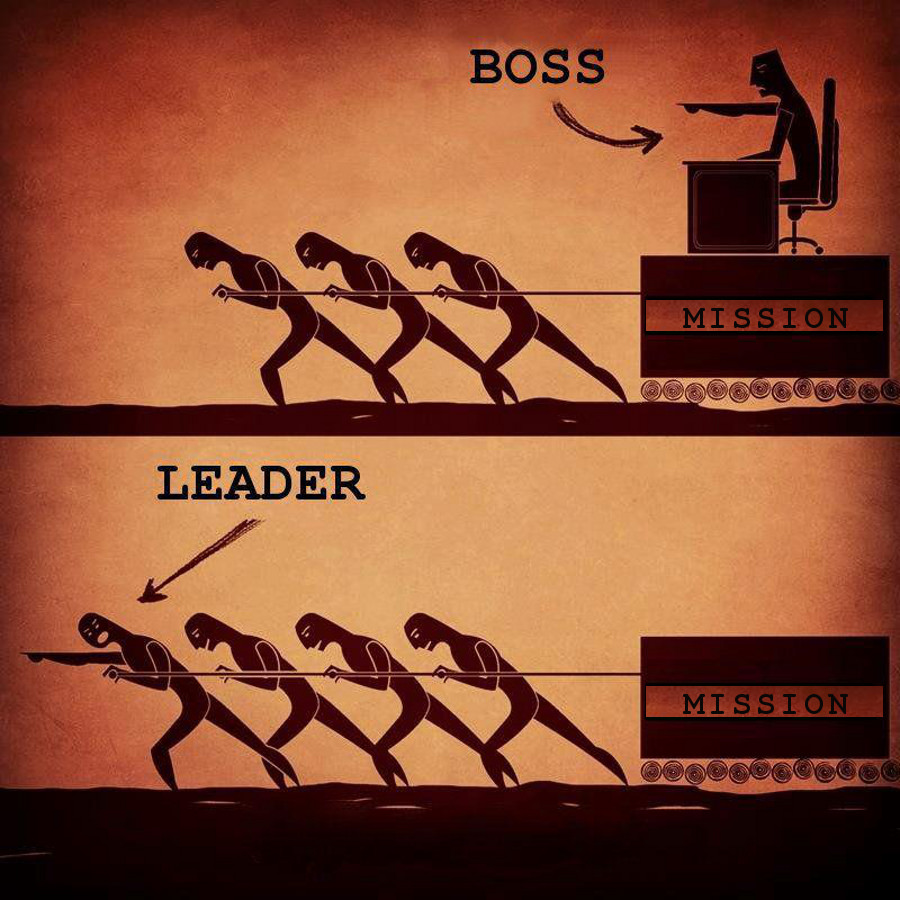 Leader vs Boss