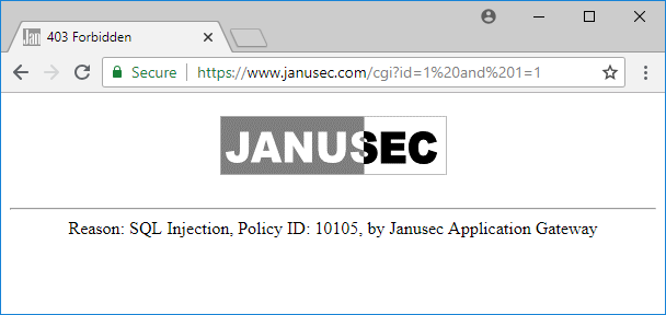 Janusec Application Gateway Screenshot