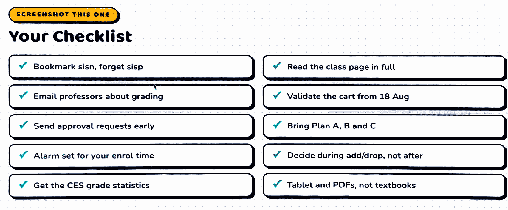 [Informal Note] Class Enrollment Sharing